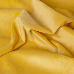 VELVI Zasłona gotowa na taśmie, szerokość 140 x wysokość 240cm, kolor 009 żółty