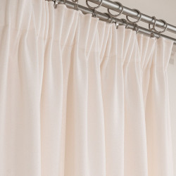 JODEŁKA Zasłona gotowa na taśmie, szerokość 140cm x wysokość 250cm, kolor 007 kremowy