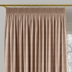 MILAS Zasłona gotowa na taśmie, szerokość 140 x wysokość 260cm, kolor 004 nude