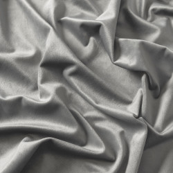 VELVI Zasłona gotowa na taśmie, szerokość 140 x wysokość 240cm, kolor 022 chłodny szary