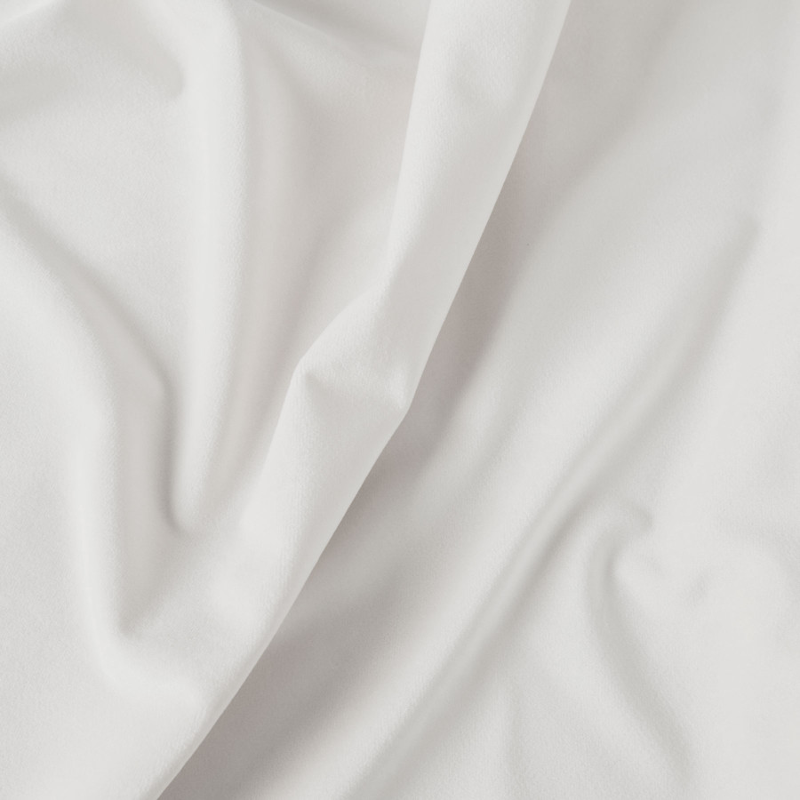 VELVI Zasłona gotowa na taśmie, szerokość 140 x wysokość 240cm, kolor 101 biały