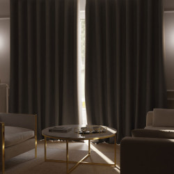 SUPER BLACKOUT Zasłona gotowa na taśmie, szerokość 140 x wysokość 230, kolor 025 ciemny beżowy