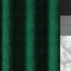 MILAS Zasłona gotowa na taśmie, szerokość 140 x wysokość 260cm, kolor 788 szmaragdowy