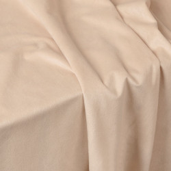 VELVI Zasłona gotowa na taśmie, szerokość 140 x wysokość 230cm, kolor 003 jasny beżowy