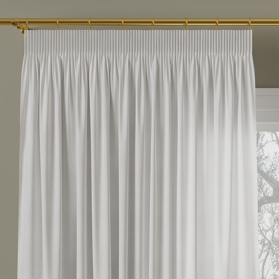 MILAS Zasłona gotowa na taśmie, szerokość 140 x wysokość 260cm, kolor 050 biały