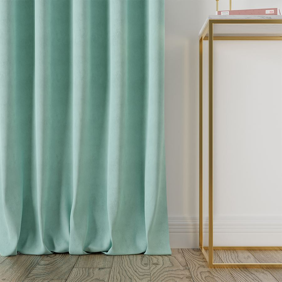 MILAS Zasłona gotowa na taśmie, szerokość 140 x wysokość 260cm, kolor 056 miętowy