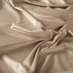 VELVI Zasłona gotowa na taśmie, szerokość 140 x wysokość 250cm, kolor 015 ciemny kremowy