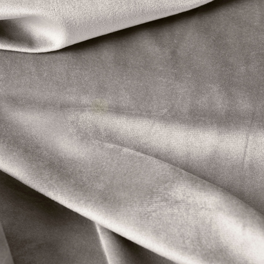 VELVI Zasłona gotowa na taśmie, szerokość 140 x wysokość 260cm, kolor 005 jasny szary