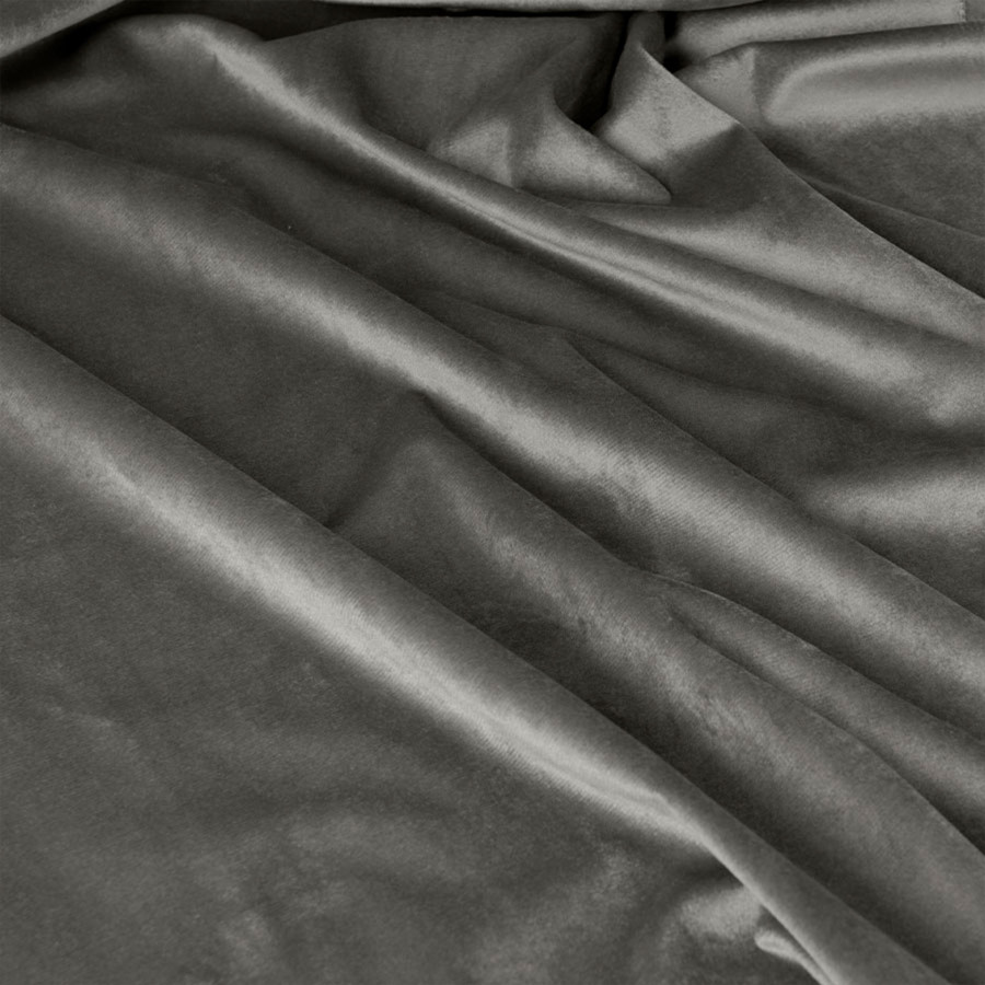 VELVI Zasłona gotowa na taśmie, szerokość 140 x wysokość 240cm, kolor 006 ciemny szary antracytowy