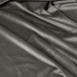 VELVI Zasłona gotowa na taśmie, szerokość 140 x wysokość 250cm, kolor 006 ciemny szary antracytowy