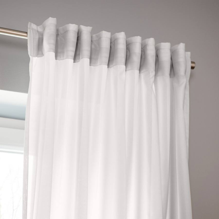 Zasłona gotowa, szerokość 145 x wysokość 300cm, kolor 002 jasny szary