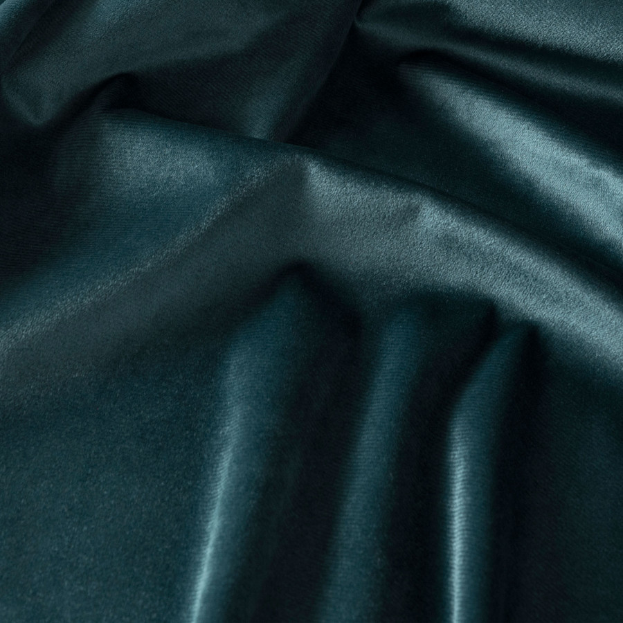 VELVI Zasłona gotowa na taśmie, szerokość 140 x wysokość 230cm, kolor 008 ciemny turkusowy petrol