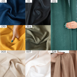 JODEŁKA Zasłona gotowa na taśmie, szerokość 140cm x wysokość 250cm, kolor 019 musztardowy