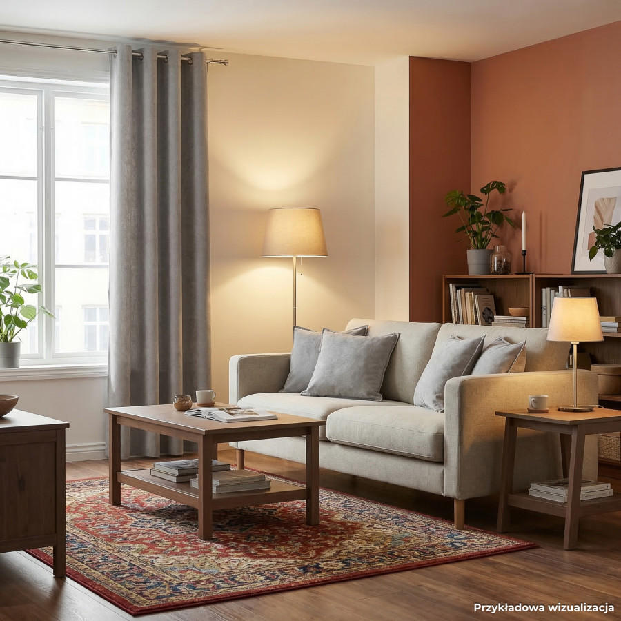 SOFT Zasłona gotowa na przelotkach, szerokość 140cm x wysokość 260cm, kolor 022 jasny szary