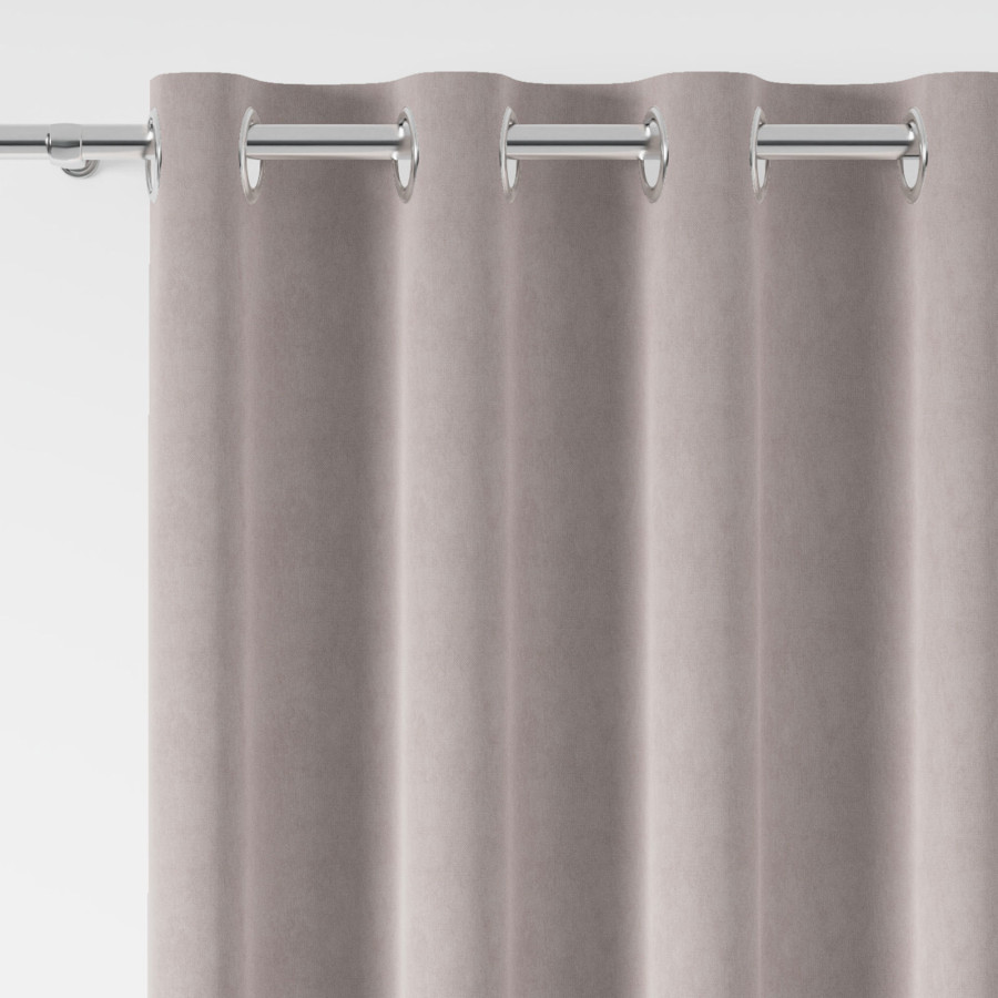 MILAS Zasłona gotowa na przelotkach, szerokość 140 x wysokość 260cm, kolor 042 ciepły beż