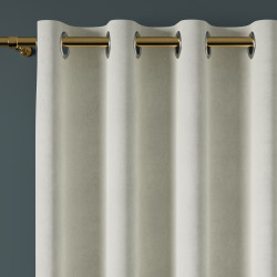 MILAS Zasłona gotowa na przelotkach, szerokość 140 x wysokość 260cm, kolor 001 ecru