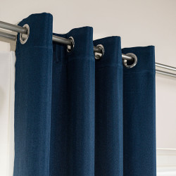JODEŁKA Zasłona gotowa na przelotkach, szerokość 140cm x wysokość 250cm, kolor 011 niebieski