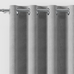 MILAS Zasłona gotowa na przelotkach, szerokość 140 x wysokość 260cm, kolor 792 chłodny szary