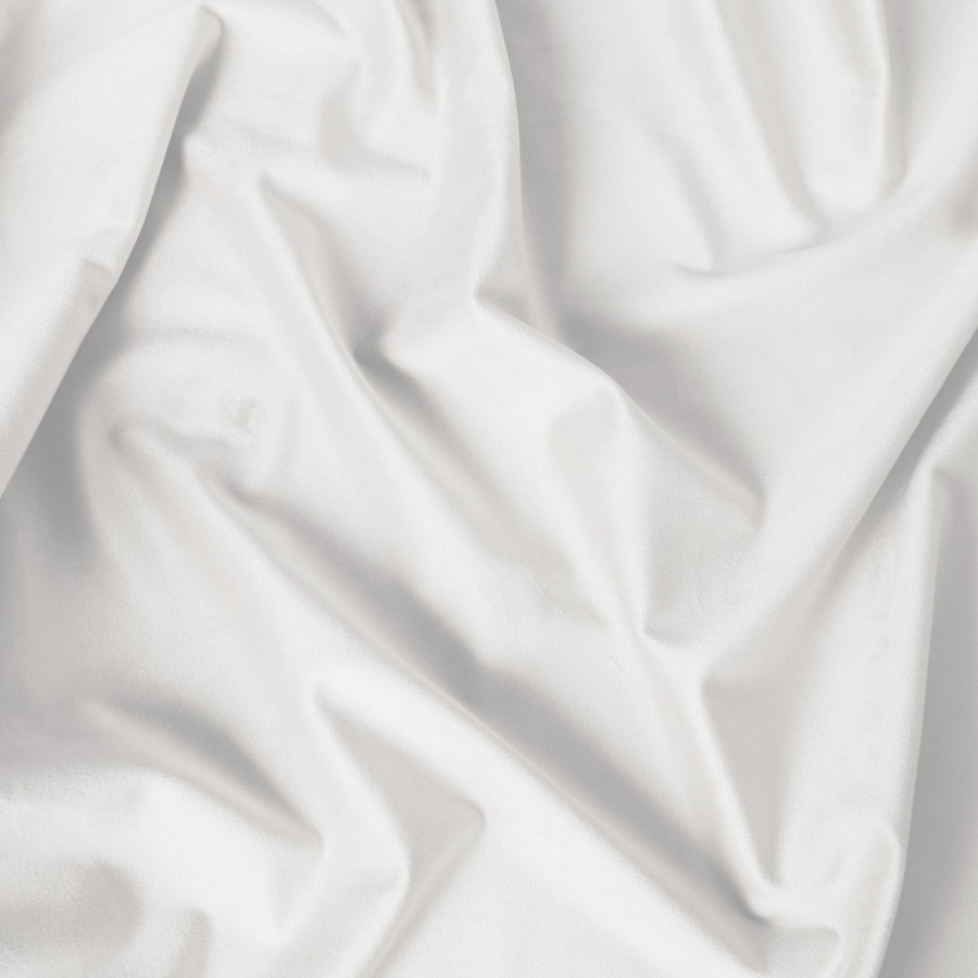 VELVI Zasłona gotowa na przelotkach, szerokość 140 x wysokość 160cm, kolor 101 biały