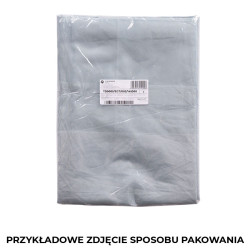 BASIC Zasłona gotowa na przelotkach, szerokość 145 x wysokość 300cm, kolor 002 szary