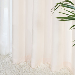 JODEŁKA Zasłona gotowa na przelotkach, szerokość 140cm x wysokość 250cm, kolor 007 kremowy