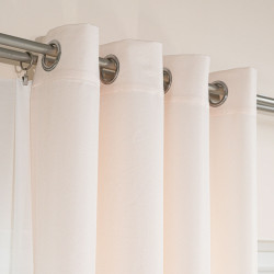 JODEŁKA Zasłona gotowa na przelotkach, szerokość 140cm x wysokość 250cm, kolor 007 kremowy