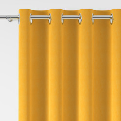 MILAS Zasłona gotowa na przelotkach, szerokość 140 x wysokość 260cm, kolor 047 szafranowy