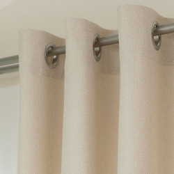 MOLLY Zasłona gotowa na przelotkach, szerokość 140cm x wysokość 250cm, kolor 804 kremowy