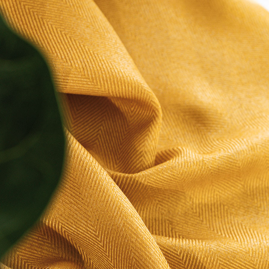 JODEŁKA Zasłona gotowa na przelotkach, szerokość 140cm x wysokość 250cm, kolor 019 musztardowy