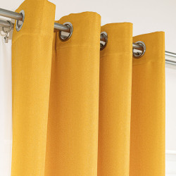 JODEŁKA Zasłona gotowa na przelotkach, szerokość 140cm x wysokość 250cm, kolor 019 musztardowy