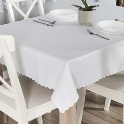 LARA Obrus wodoodporny, 140x330cm, kolor 001 biały