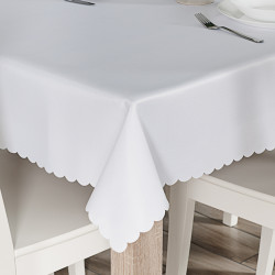 LARA Obrus wodoodporny, 140x350cm, kolor 001 biały