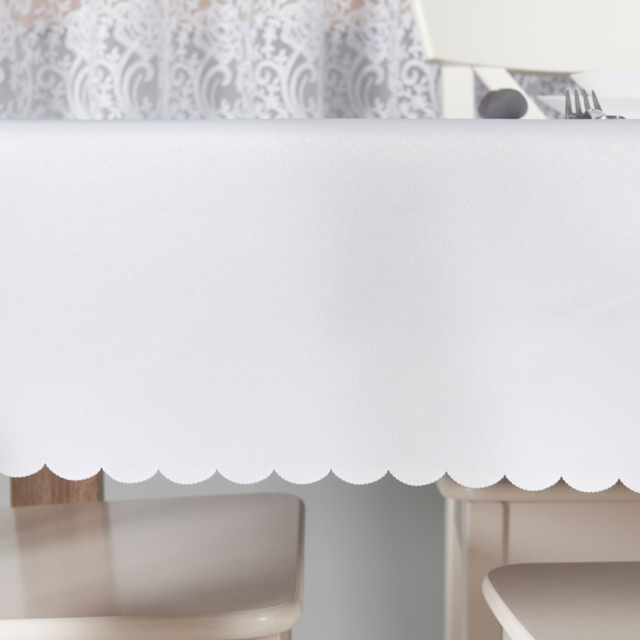 LARA Obrus wodoodporny, 140x350cm, kolor 001 biały