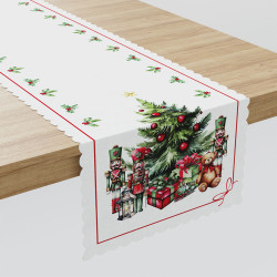 ŚWIĄTECZNE PREZENTY Bieżnik NINA WODOODPORNA, 38x180cm, kolor 009 wielokolorowy (do wyczerpania zapasu)