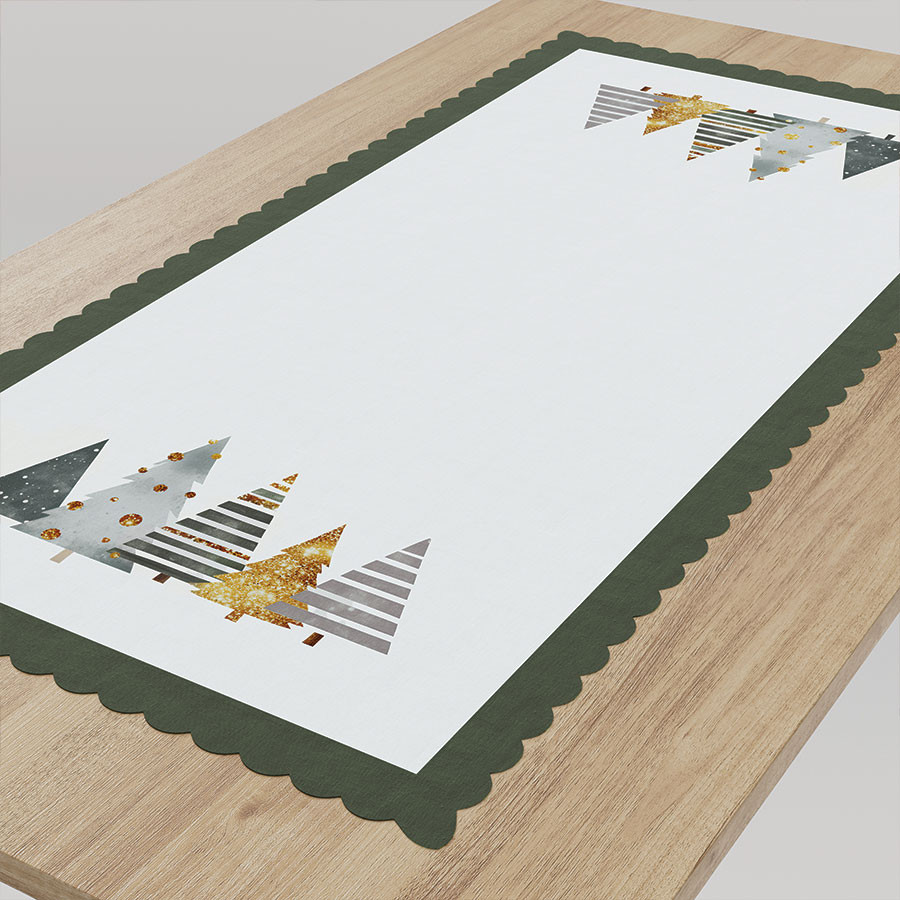 PASTELOWE CHOINKI Bieżnik NINA WODOODPORNA, 50x100cm, kolor 009 wielokolorowy (do wyczerpania zapasu)
