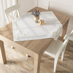 SUMMER Serweta z haftem, szerokość 85cm x wysokość 85cm, kolor 001 biały