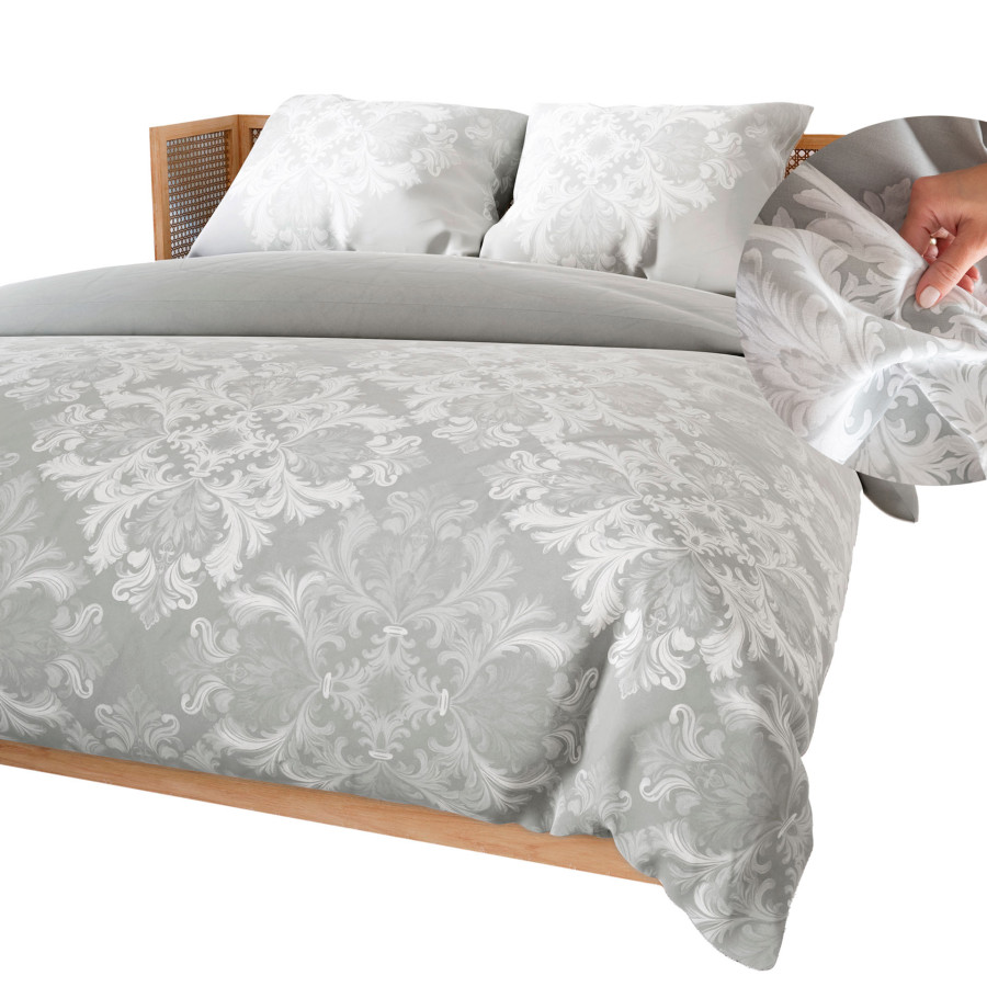 VELMORA Komplet pościeli z bawełny satynowej 160x200cm