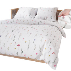 INGRID Komplet pościeli z bawełny satynowej 160x200cm