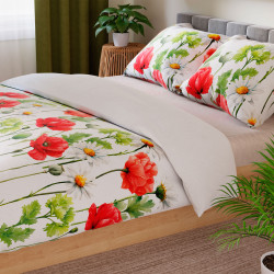 PAPAVER Komplet pościeli z bawełny satynowej 160x200cm