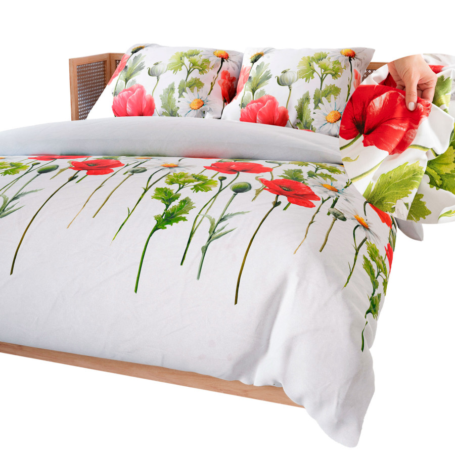 PAPAVER Komplet pościeli z bawełny satynowej 160x200cm