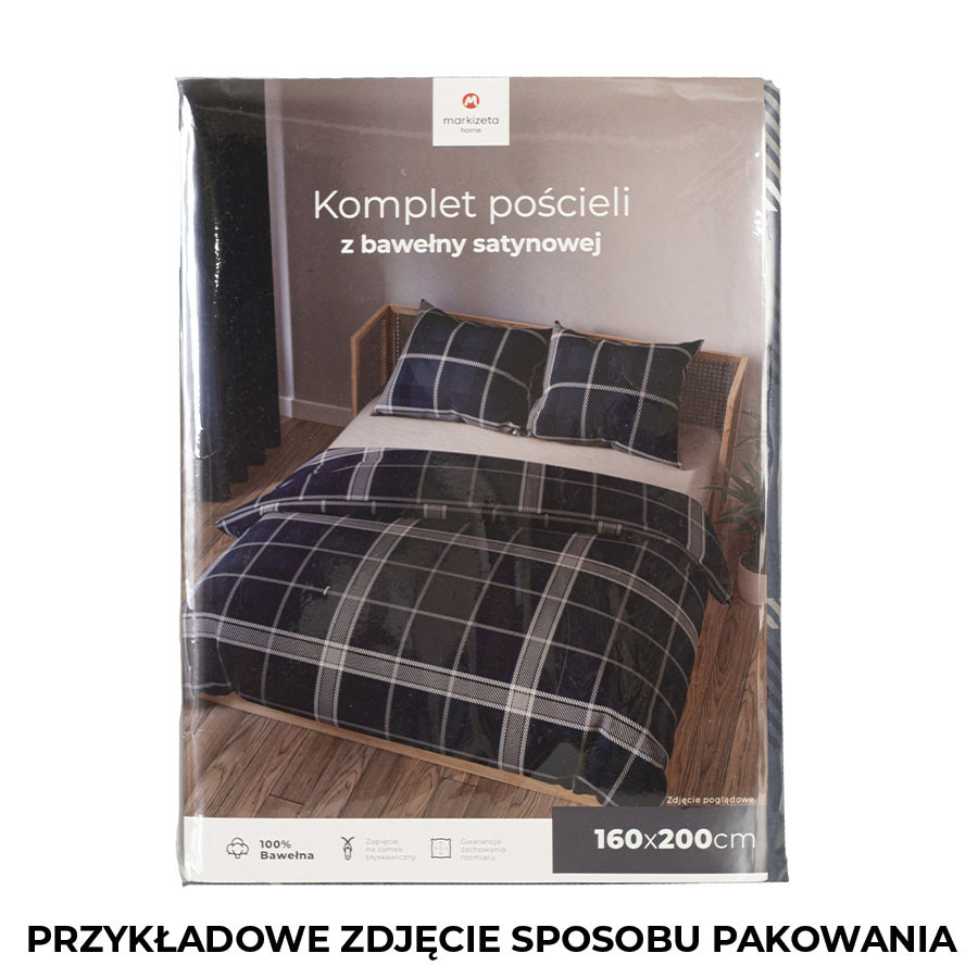 KADENA Komplet pościeli z bawełny satynowej 160x200cm