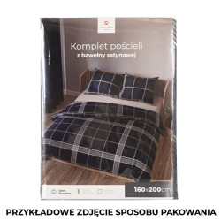 KADENA Komplet pościeli z bawełny satynowej 160x200cm