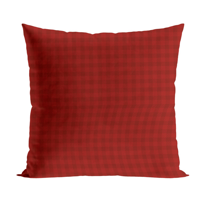 KRATA Z CHOINKĄ, BAJKOWE ŚWIĘTA Poszewka dekoracyjna VELVET, 40x40cm, kolor 003 bordowy 