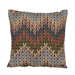 GEOMETRYCZNY WZÓR VINTAGE Poszewka dekoracyjna gobelinowa, 43x43cm, kolor 001 