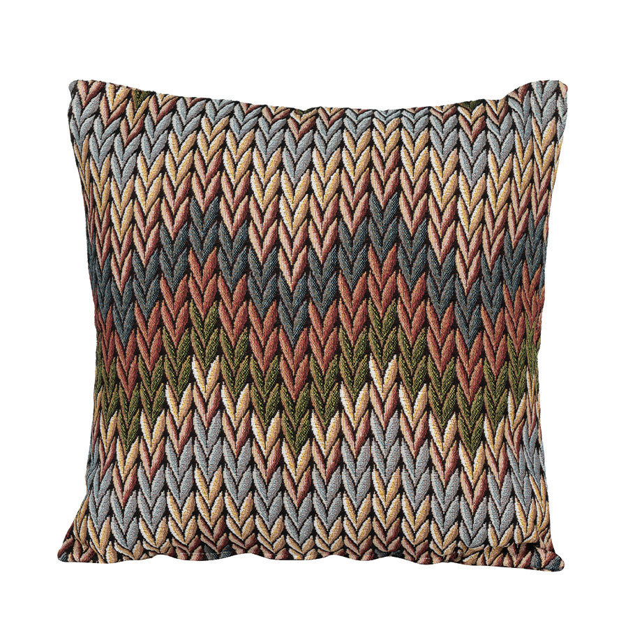 GEOMETRYCZNY WZÓR VINTAGE Poszewka dekoracyjna gobelinowa, 43x43cm, kolor 001