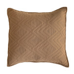 AVILA poszewka welurowa brązowa w geometryczny wzór 70x80 cm