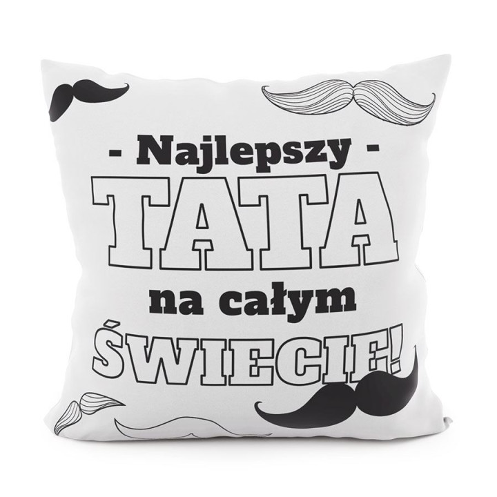 NAJLEPSZY TATA Poszewka dekoracyjna VELVET, 40x40cm, kolor 001 