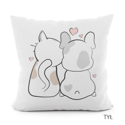 PRZYJACIELE Poszewka dekoracyjna VELVET, 40x40cm, kolor 001 (do wyczerpania zapasu)