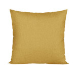 ARUBA poszewka dekoracyjna z tkaniny strukturalnej żółta gładka 40x40 cm