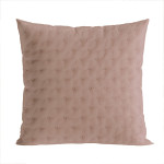 NULES poszewka welurowa różowa gładka 70x80 cm